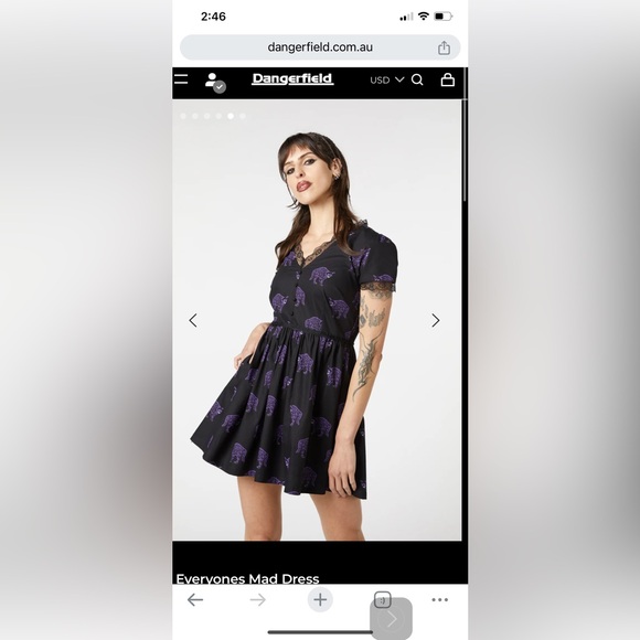 NWT Dangerfield Everyone’s Mad mini dress - Picture 1 of 5
